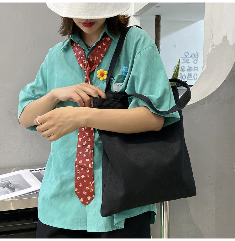 キャンバストート シンプル毎日バッグ
