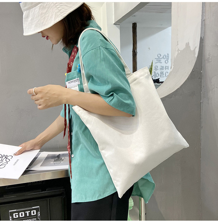 キャンバストート シンプル毎日バッグ