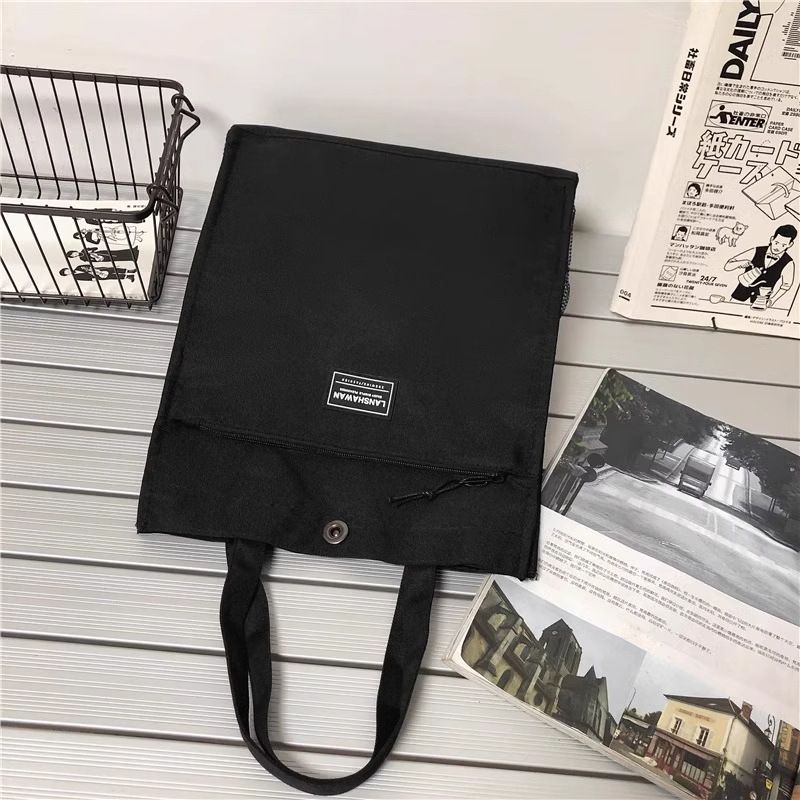 キャンバストート スクエアフォルム シンプルトート