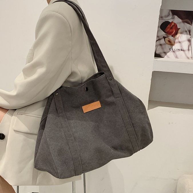 キャンバストート 日常の彩り 大容量キャンバストート