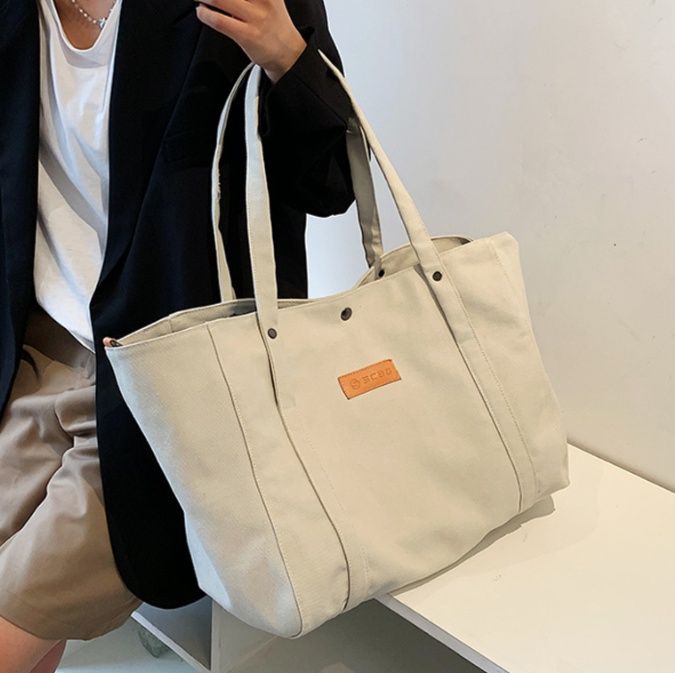 キャンバストート 日常の彩り 大容量キャンバストート