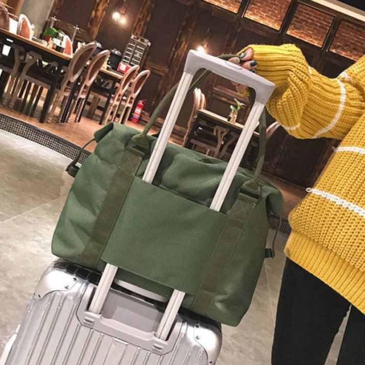 キャンバストート 旅のお供 トラベルボストンバッグ