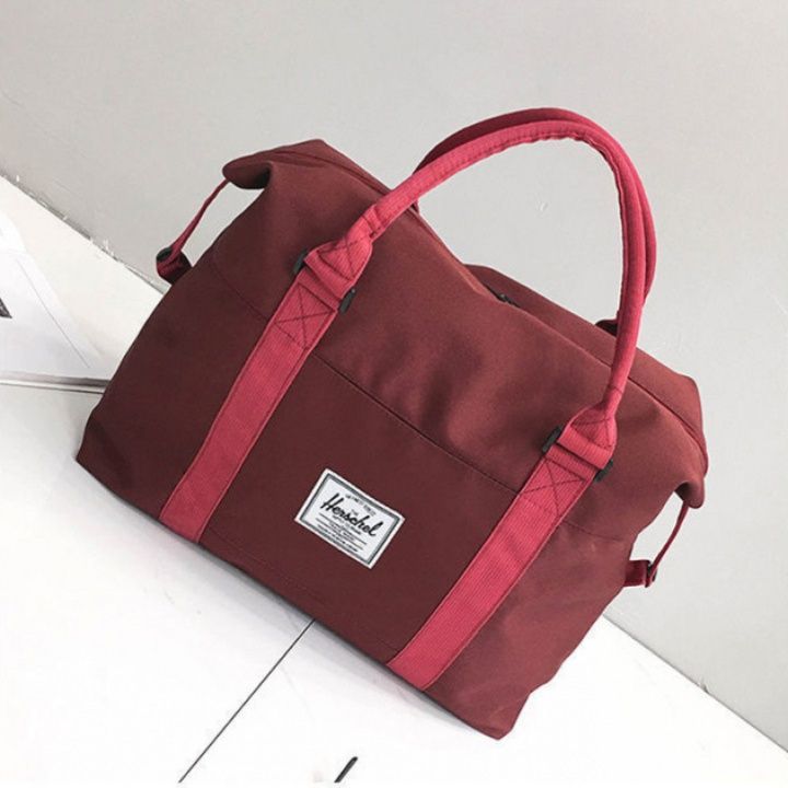 キャンバストート 旅のお供 トラベルボストンバッグ