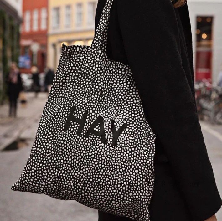 キャンバストート大きめ ドット柄大容量肩掛けキャンバストートバッグ