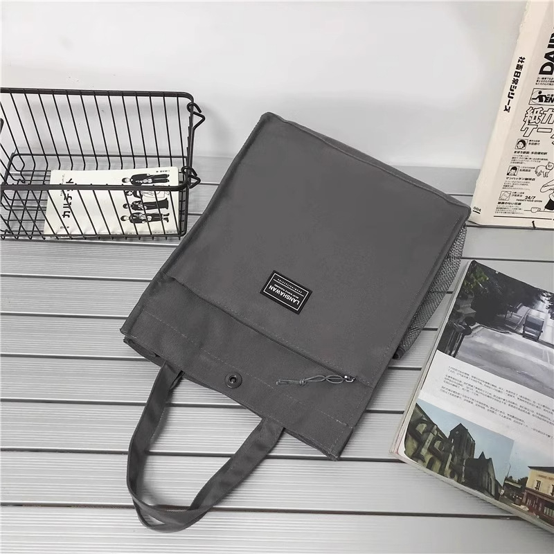 キャンバストート スクエアフォルム シンプルトート