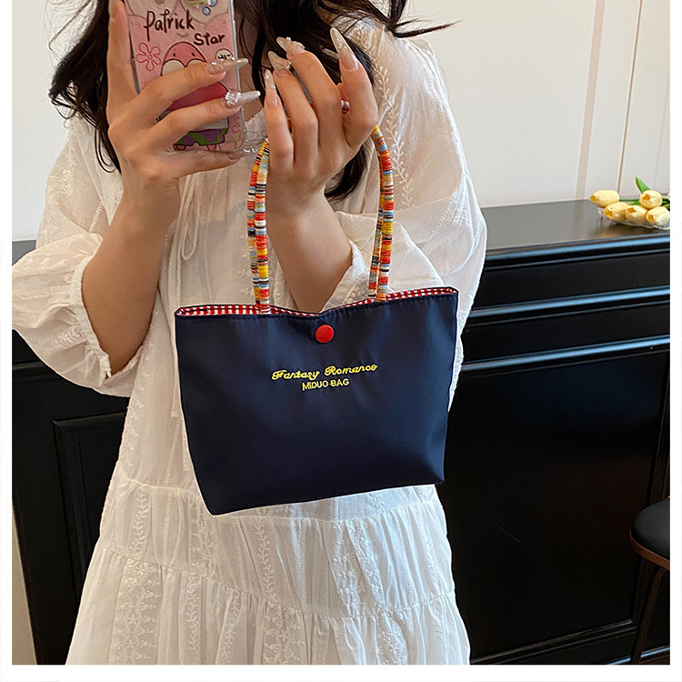 キャンバストート 彩糸ハンドル ミニトート