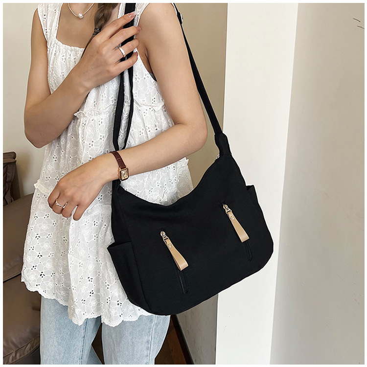 キャンバストート 大容量帆布ショルダートートバッグ