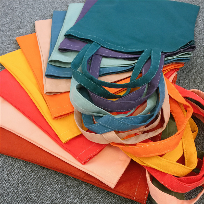 無地キャンバストート カジュアル大容量バッグ