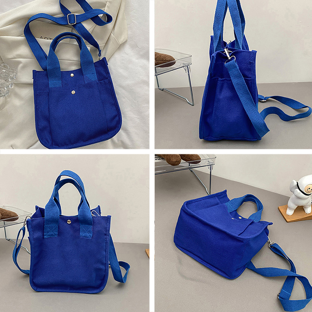 軽量ミニキャンバストート 二重ハンドル ショルダー