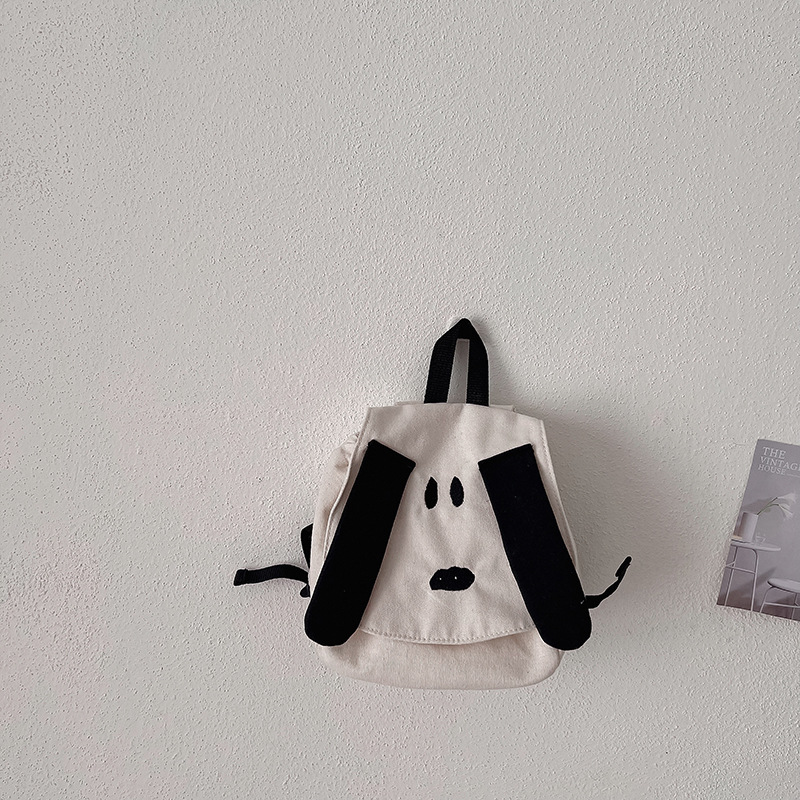 子供用犬デザインキャンバストートリュック