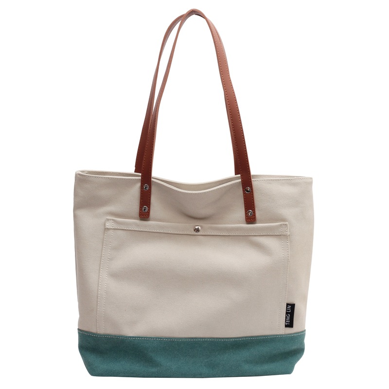 キャンバストート レディース 大容量キショルダー トートバッグ  