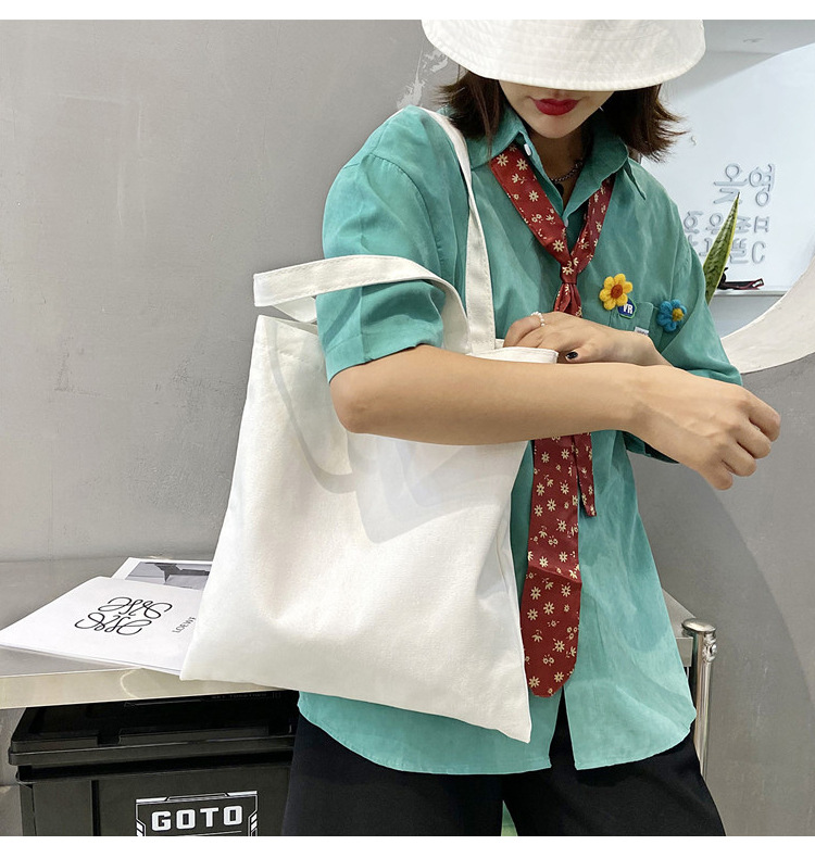 キャンバストート シンプル毎日バッグ