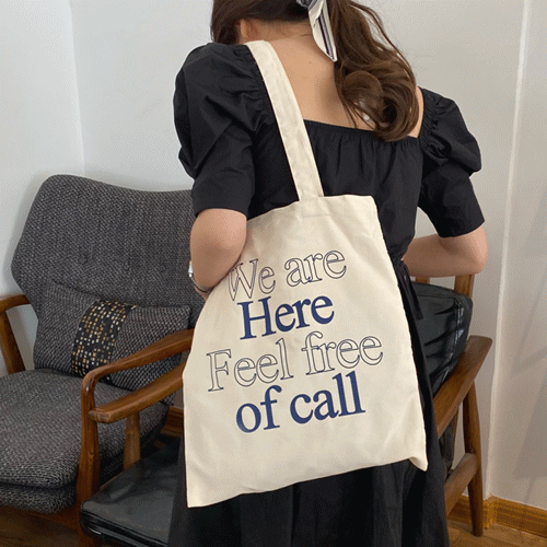 文字プリント キャンバストートバッグ 折りたたみ収納 韓国風