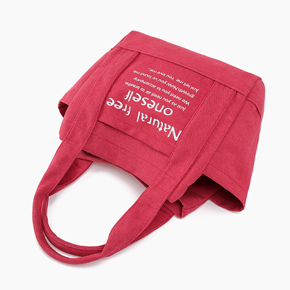 キャンバストート 帆布トートバッグ レディース 4色展開 韓国風