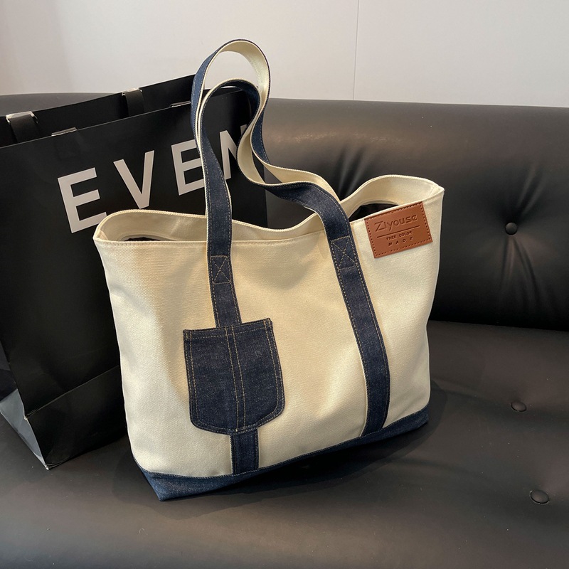 キャンバストート 女性用キャンバス地ショルダーバッグ