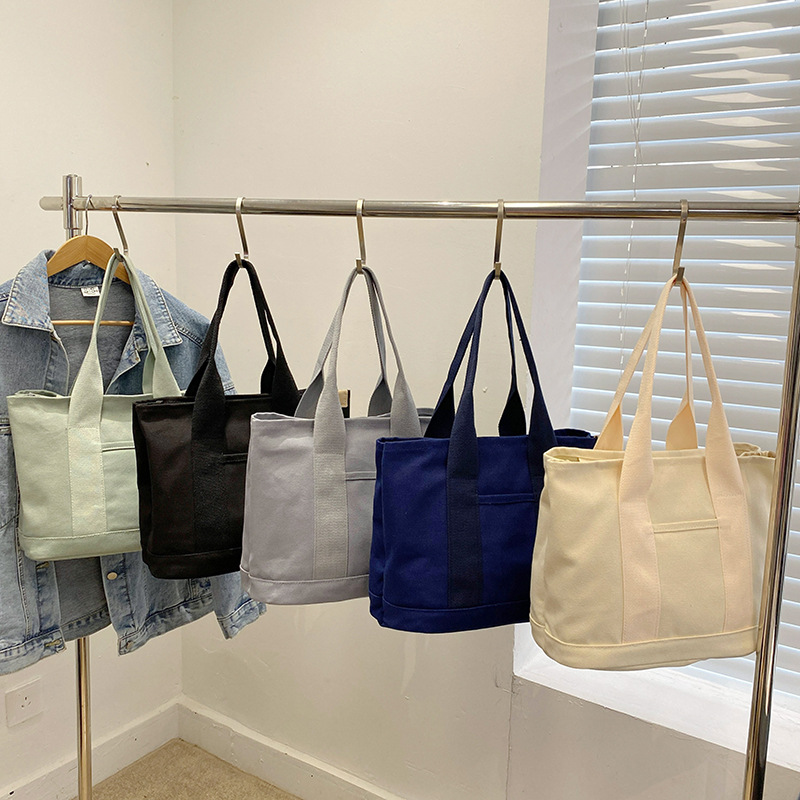 キャンバストート レディース帆布ショルダートートバッグ