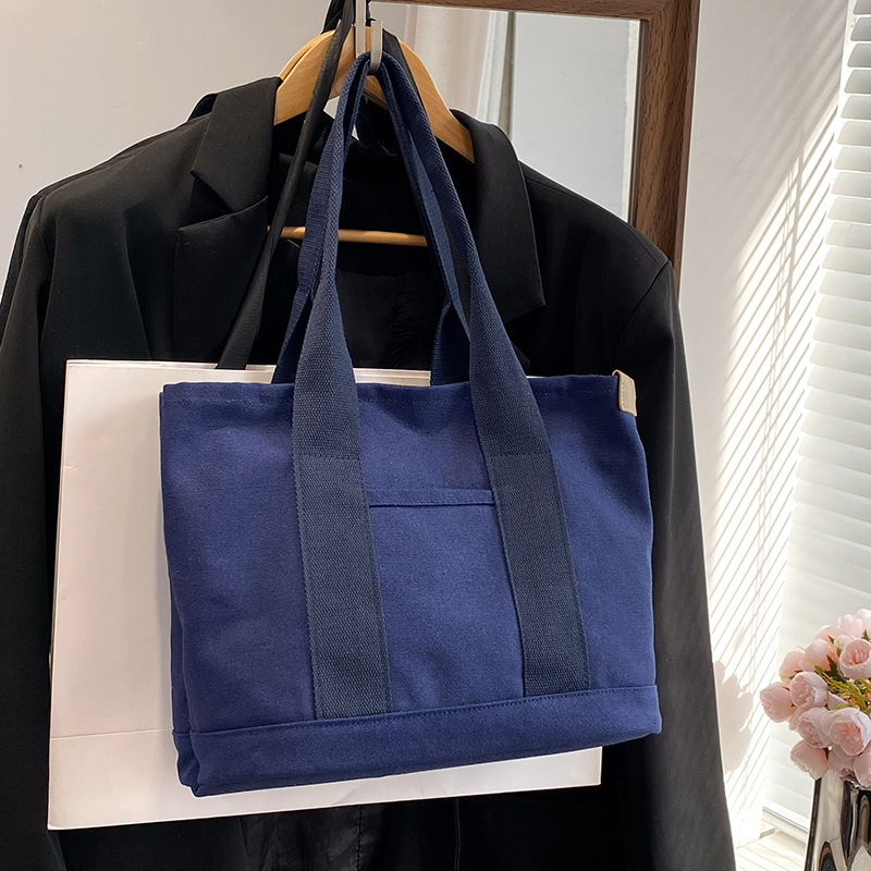 キャンバストート レディース帆布ショルダートートバッグ