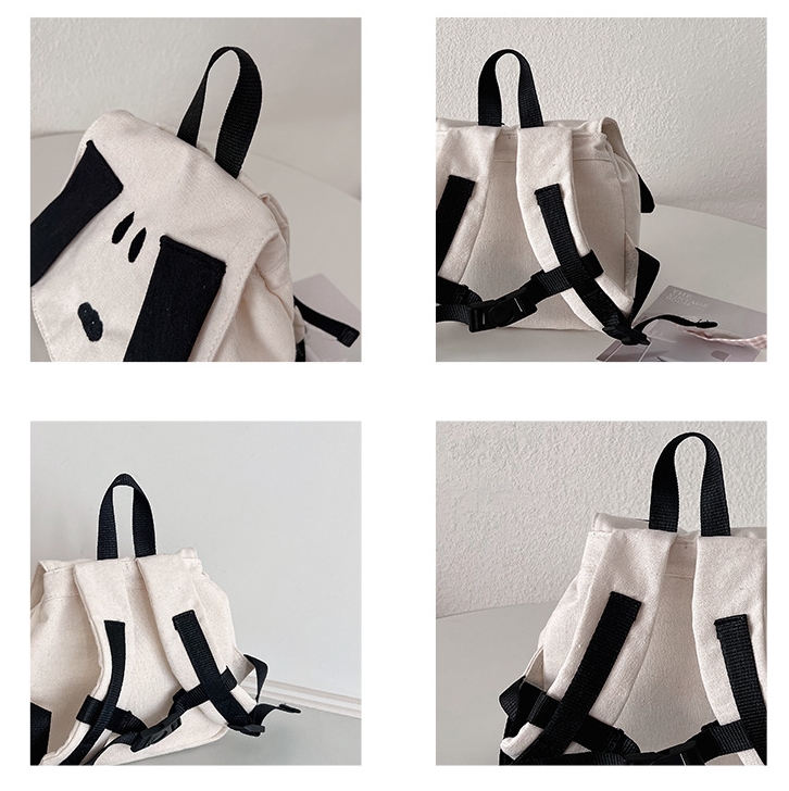 子供用犬デザインキャンバストートリュック