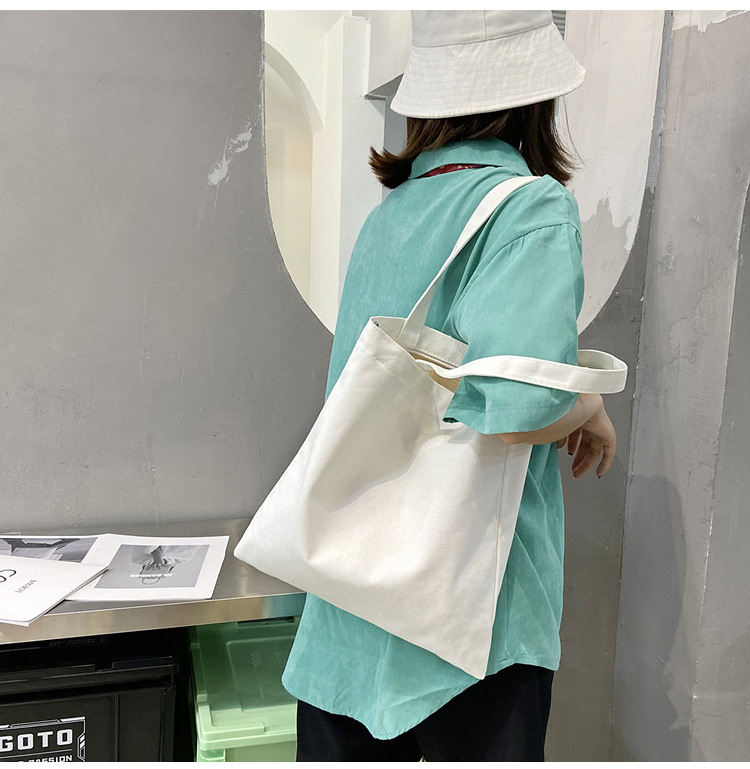 キャンバストート シンプル毎日バッグ