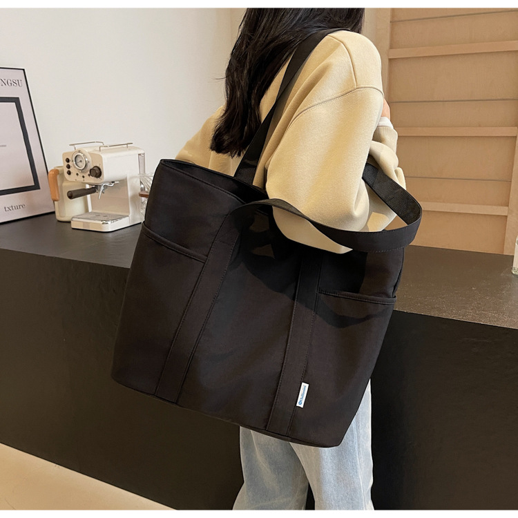 キャンバストート シンプル大容量キャンバストート