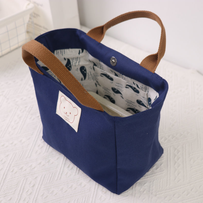 キャンバストート くまワッペン付きキャンバストートミニ