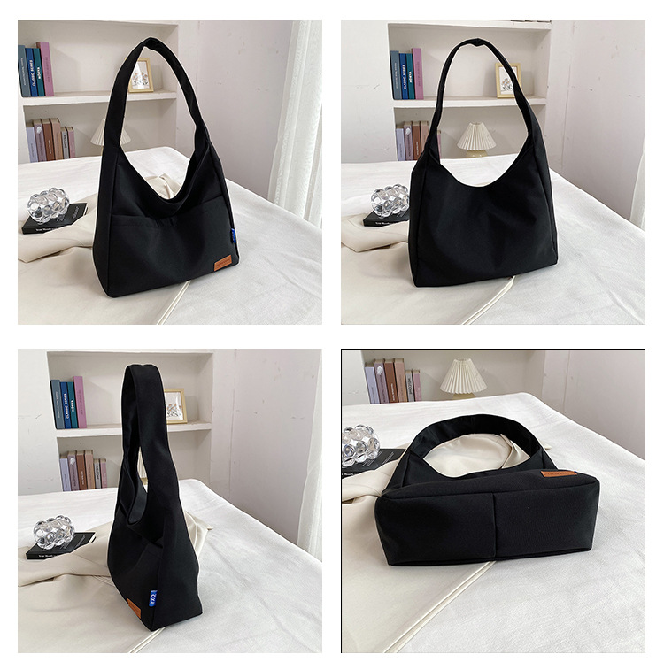 帆布キャンバストートバッグ 大容量 肩掛けショルダー