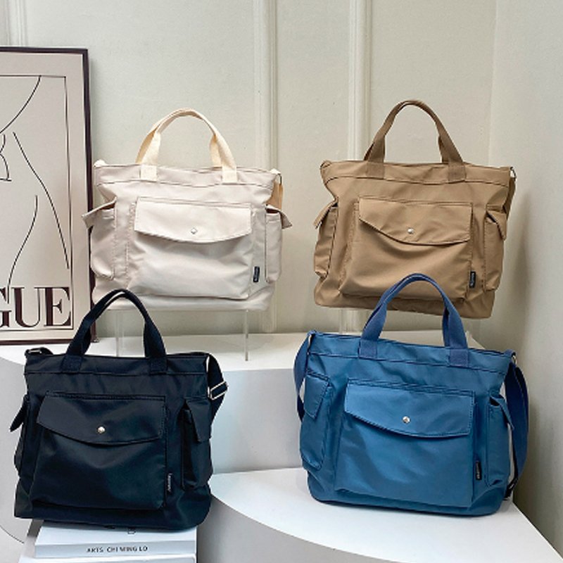 キャンバストート 2024新作 大容量帆布ショルダートートバッグ