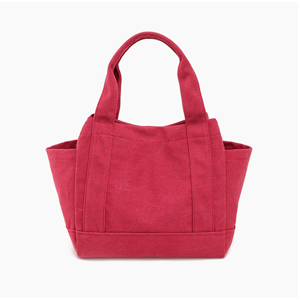 キャンバストート 帆布トートバッグ レディース 4色展開 韓国風