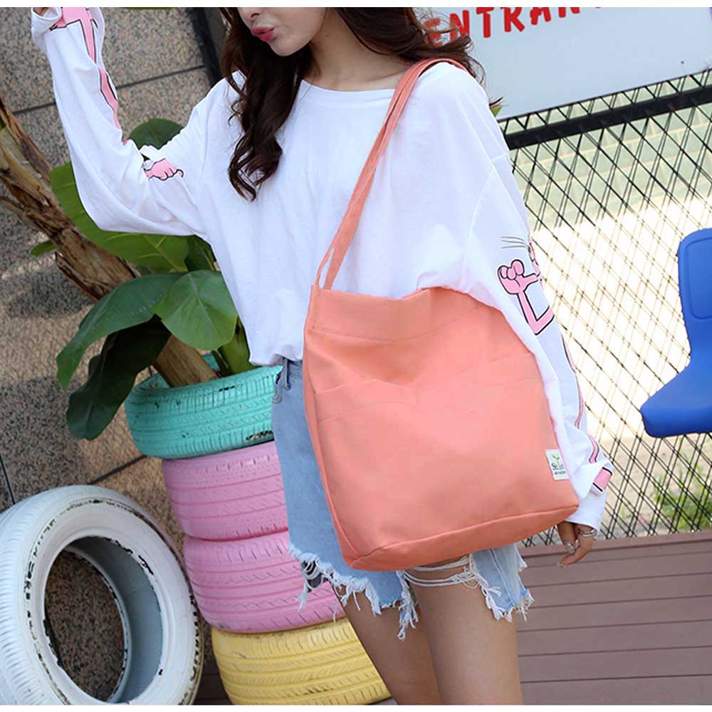 キャンバストート大容量肩掛けバッグ