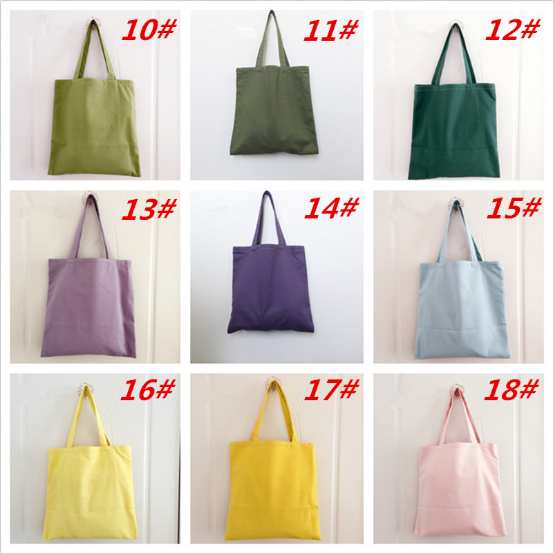 無地キャンバストート カジュアル大容量バッグ