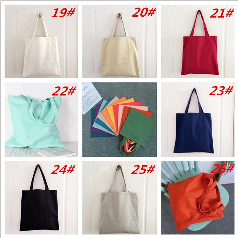 無地キャンバストート カジュアル大容量バッグ