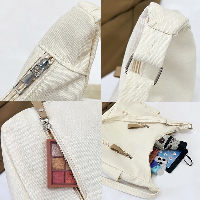 キャンバストート 大容量帆布ショルダートートバッグ