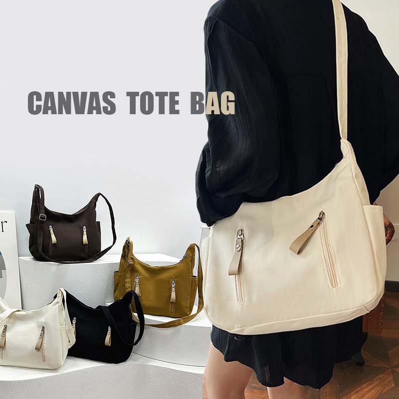 キャンバストート 大容量帆布ショルダートートバッグ