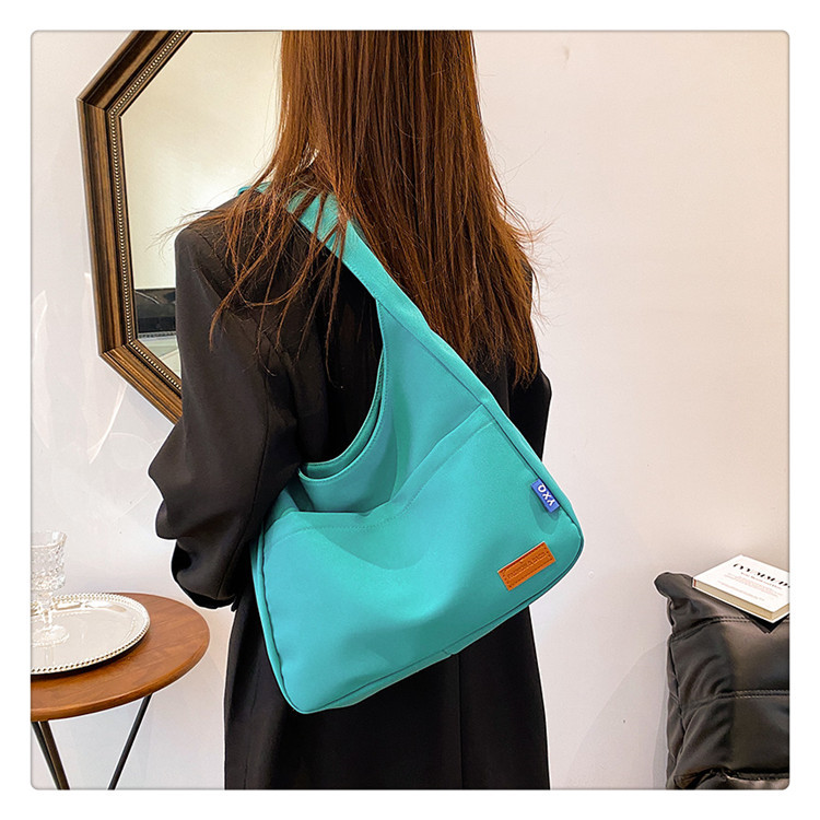 帆布キャンバストートバッグ 大容量 肩掛けショルダー