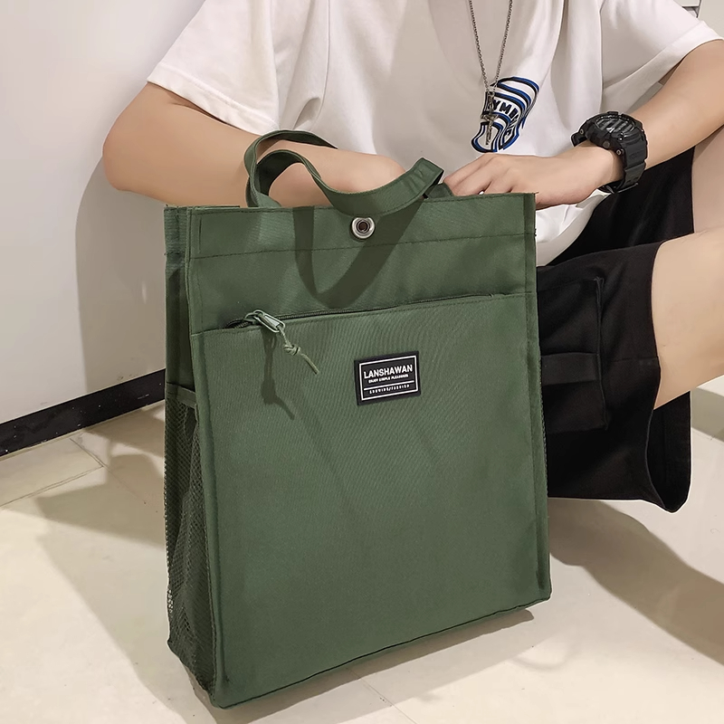 トートバックメンズ シンプル機能性ナイロントート