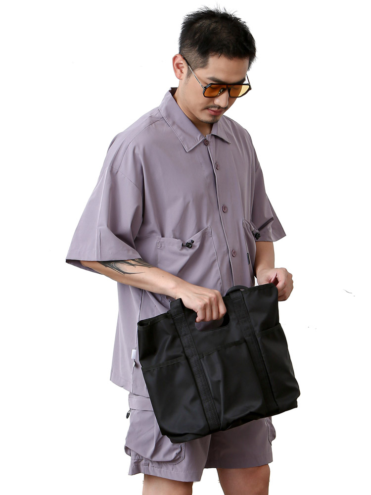 トートバックメンズ シンプルデザイン大容量トートバッグ