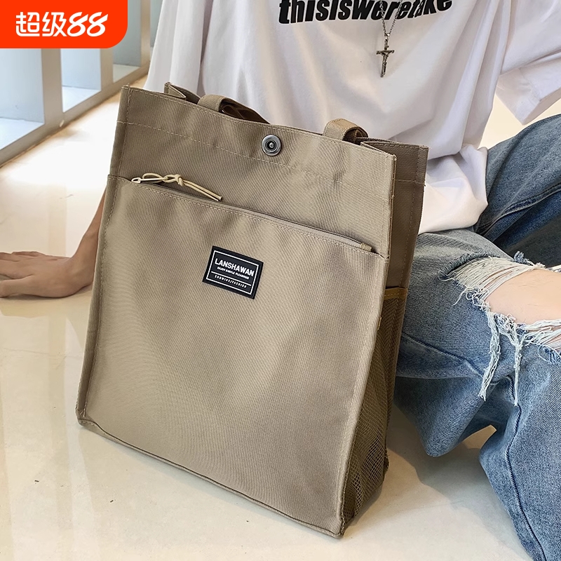 トートバックメンズ シンプル機能性ナイロントート