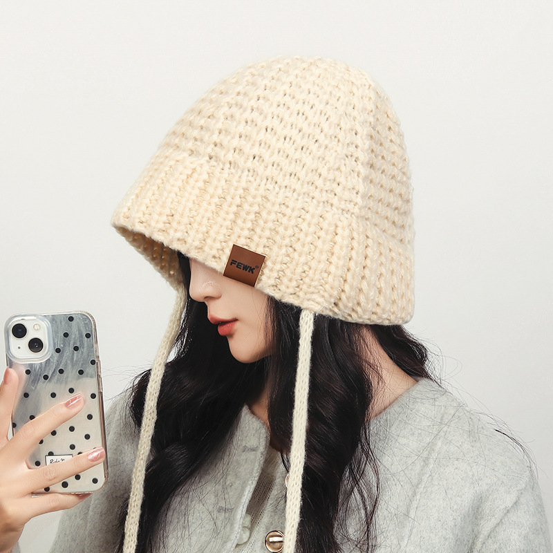 サウナグッズ ワッフル編みニット深めサウナハット