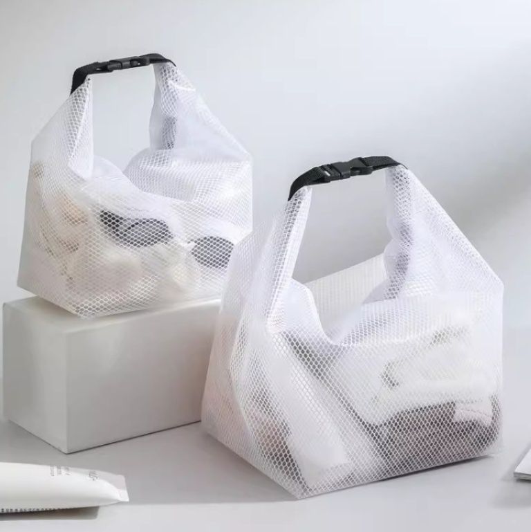 サウナグッズ 半透明メッシュ防水サウナバッグ