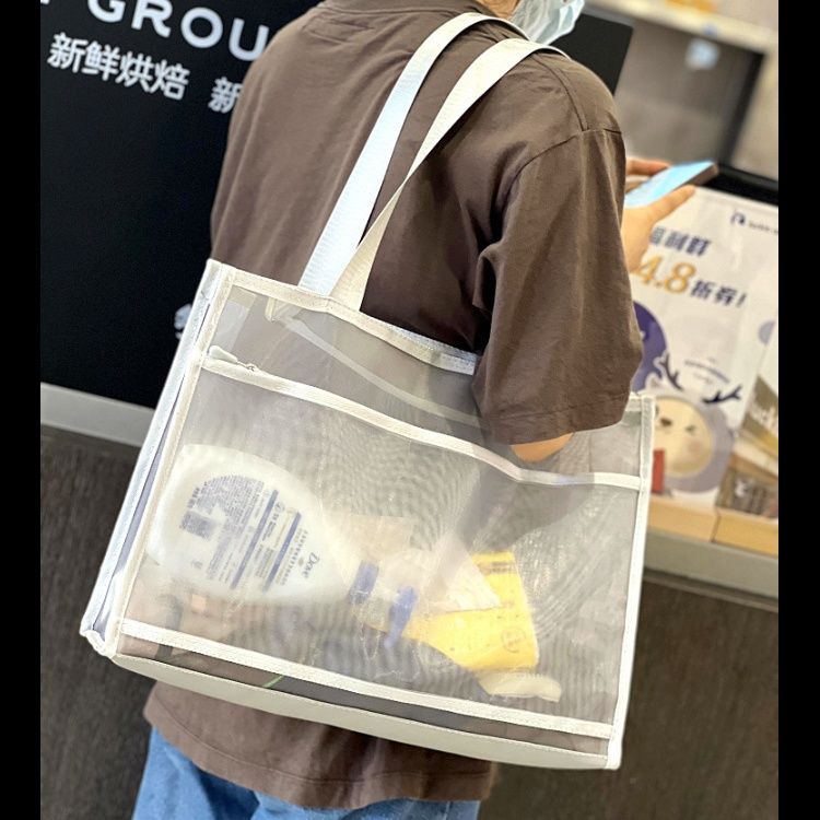 サウナウェア/サウナハット　サウナグッズ メッシュ大容量サウナトート