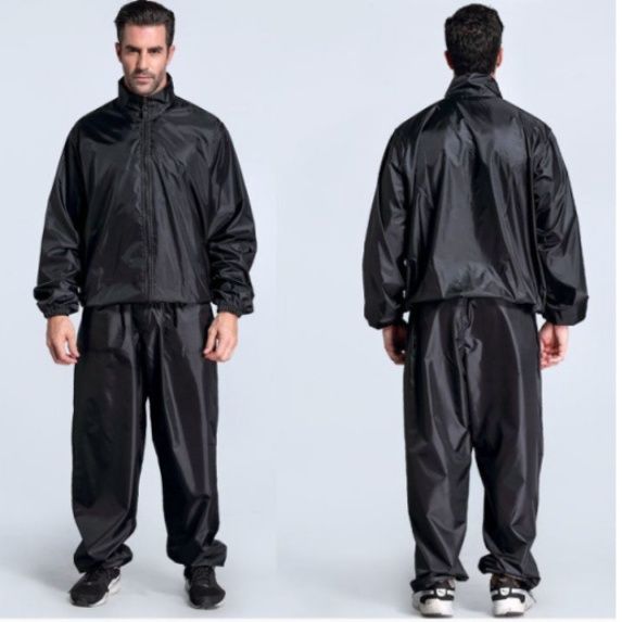 サウナグッズ 発汗促進塩化ビニル加工上下セットサウナウェア