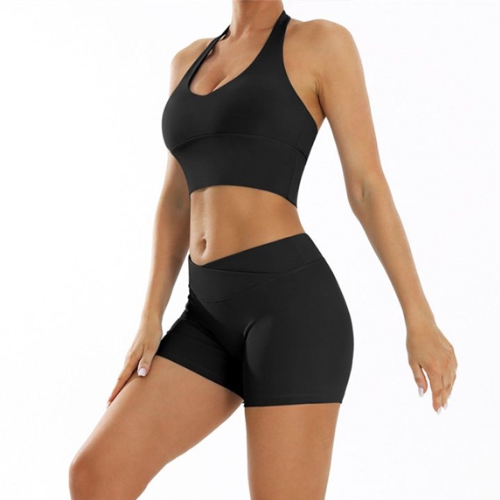 サウナグッズ 速乾性抜群ホルターネック上下セット