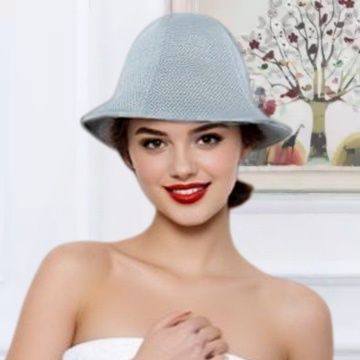 サウナグッズ 通気性抜群折りたたみ式メッシュサウナハット