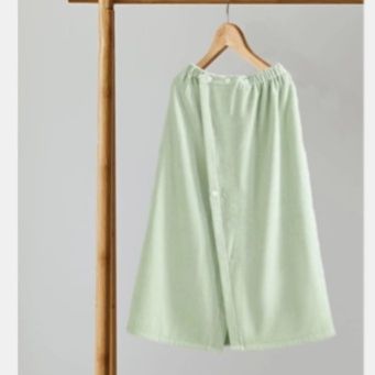 サウナグッズ スナップボタン式巻きタオル型サウナタオル