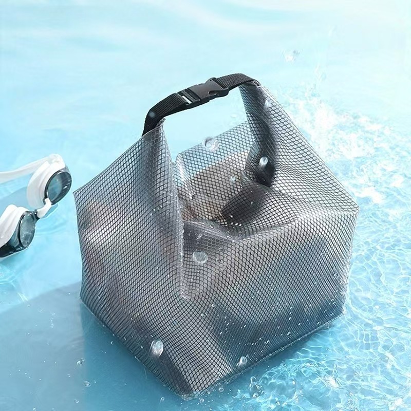 サウナウェア/サウナハット　サウナグッズ 透明メッシュ防水サウナバッグ