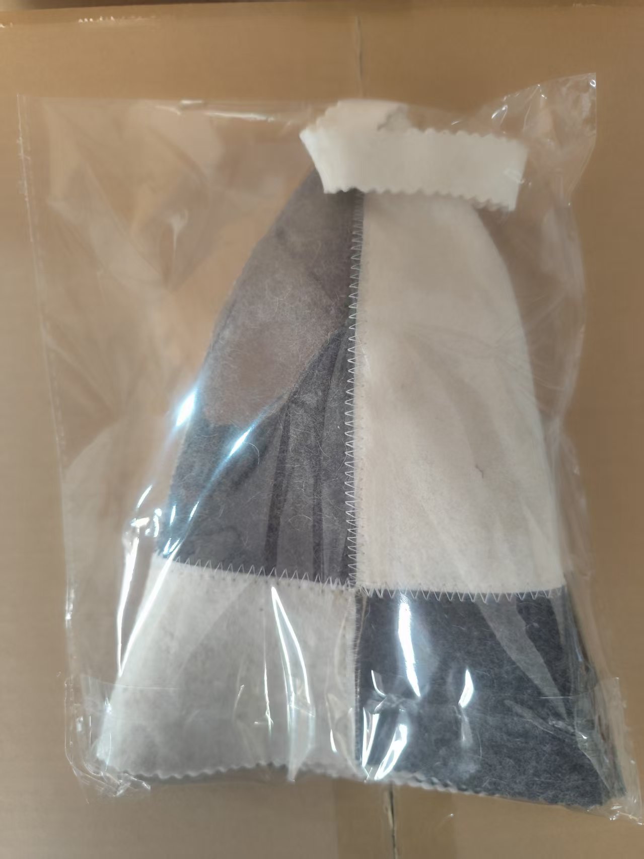 サウナグッズ 市松模様デザイン フェルト製サウナハット