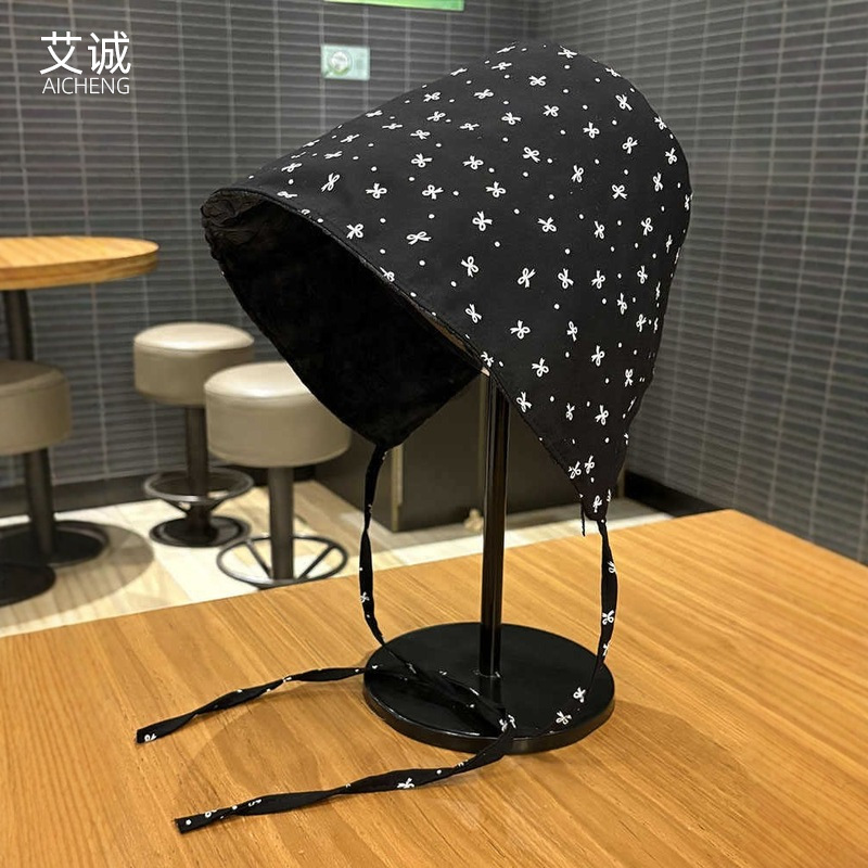 サウナグッズ 和モダン 小紋柄 両面着用サウナハット