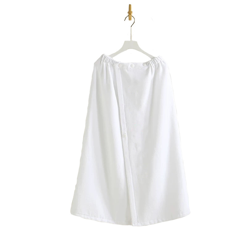 サウナグッズ スナップボタン式巻きタオル型サウナタオル