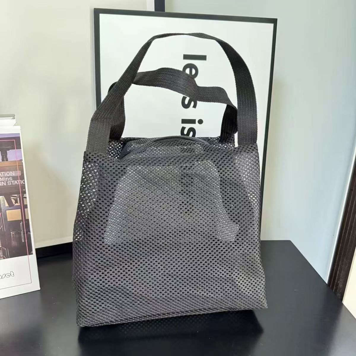 サウナグッズ 通気性抜群メッシュサウナトートバッグ