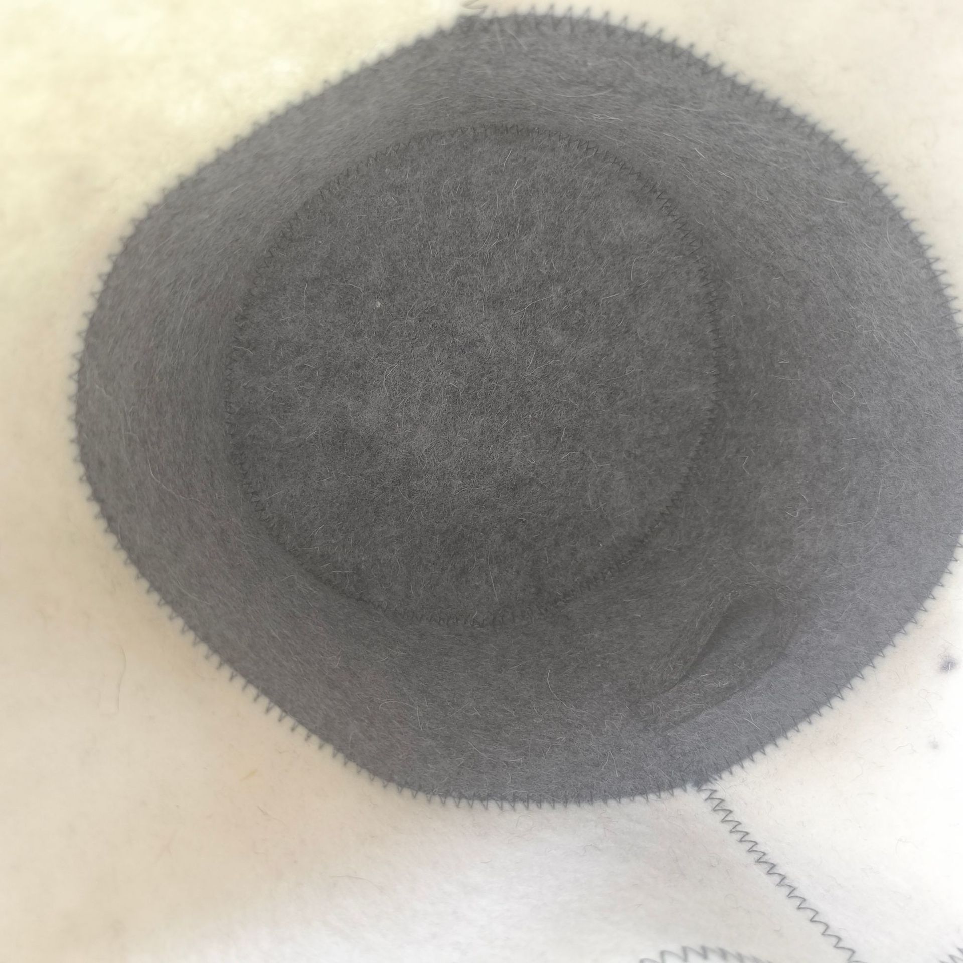 サウナグッズ 二層切替フェルト素材バケット型サウナハット